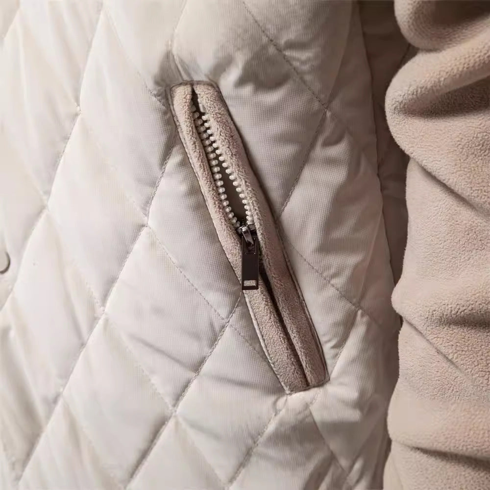 Blouson homme matelassé boutonné