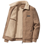 Blouson homme zippé à col contrasté
