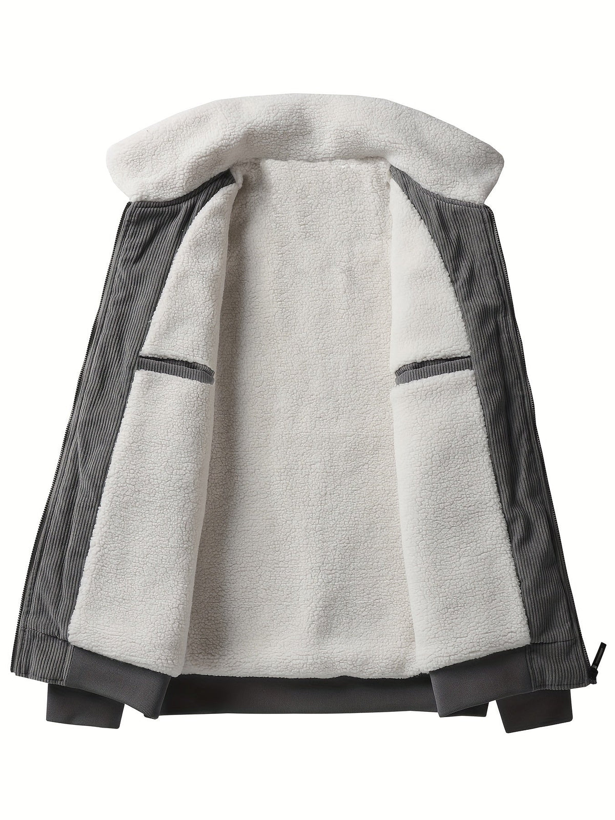 Blouson homme zippé à col contrasté