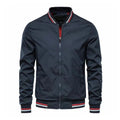 Blouson homme zippé à col montant
