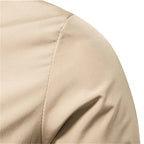 Blouson homme zippé à col montant