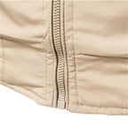 Blouson homme zippé à col montant