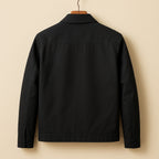 Blouson homme zippé à doublure à carreaux