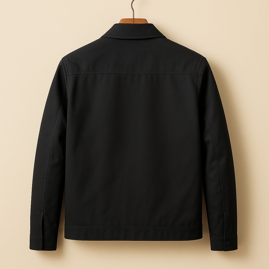 Blouson homme zippé à doublure à carreaux