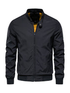 Blouson homme zippé col montant