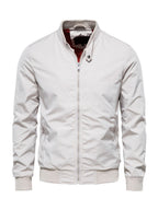 Blouson homme zippé col montant