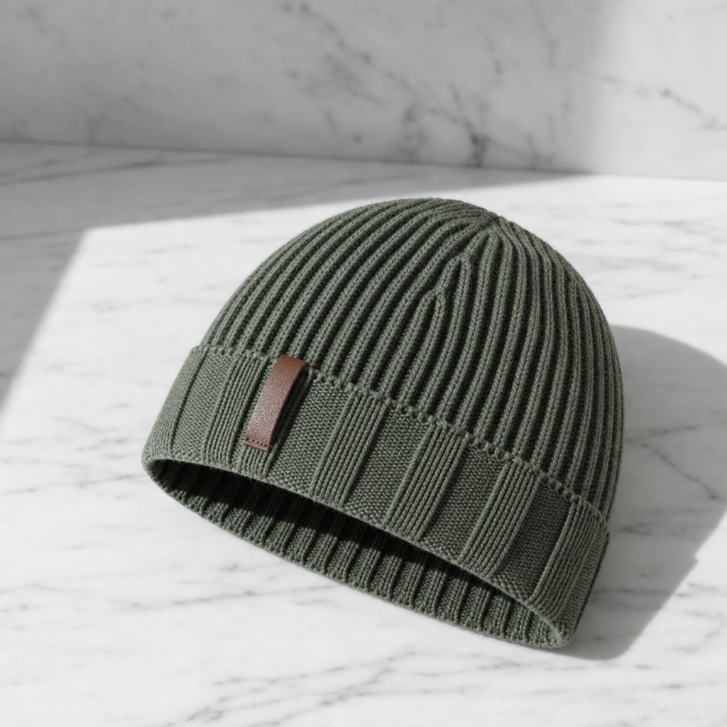 Bonnet homme à revers