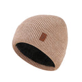 Bonnet homme côtelé à doublure chaude
