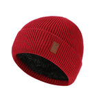 Bonnet homme côtelé à doublure chaude