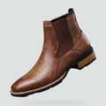 Bottes Chelsea homme à bout brodé