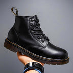 Bottes homme à lacets semelle épaisse