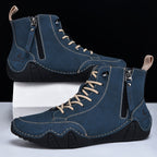 Bottes montantes à lacets pour homme