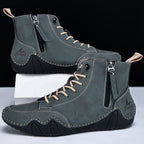Bottes montantes à lacets pour homme