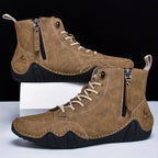Bottes montantes à lacets pour homme