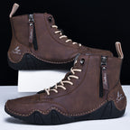 Bottes montantes à lacets pour homme