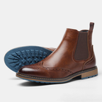 Bottines Chelsea homme à Bout arrondi