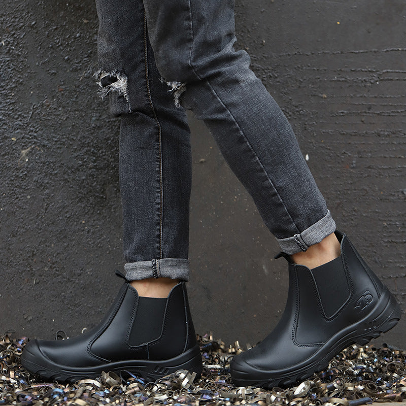 Bottines Chelsea homme à semelle crantée