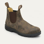 Bottines Chelsea homme cuir à semelle crantée