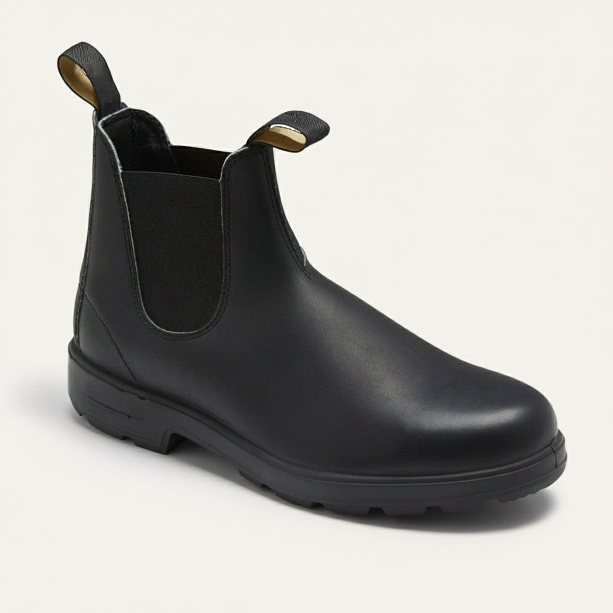 Bottines Chelsea homme cuir à semelle crantée