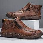 Bottines homme à fermeture zippée