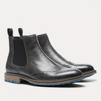 Bottines homme Chelsea à détails brogue