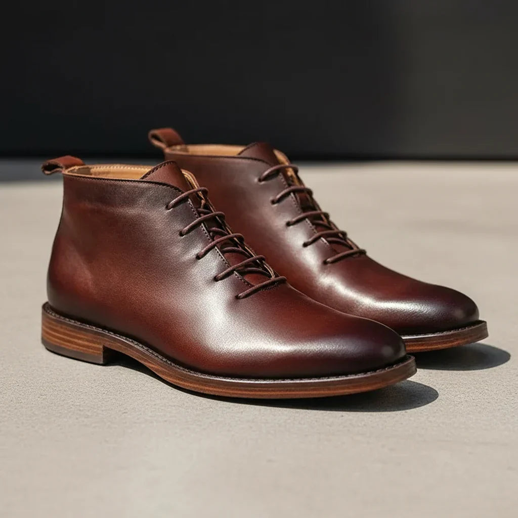 Bottines homme cuir à lacets