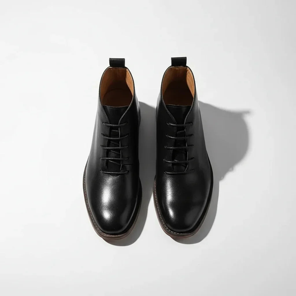 Bottines homme cuir à lacets