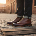 Bottines homme cuir à lacets
