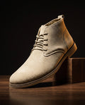 Bottines homme daim à lacets