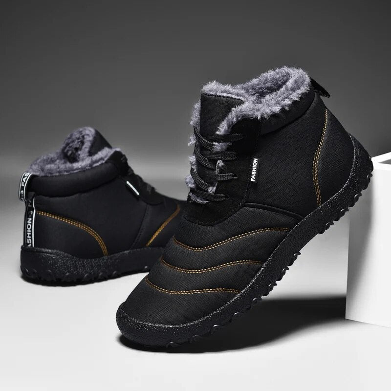 Bottines homme doublées à semelle flexible