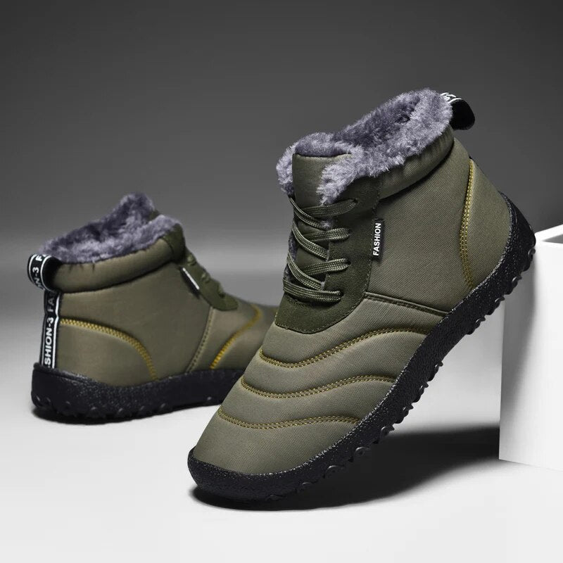 Bottines homme doublées à semelle flexible
