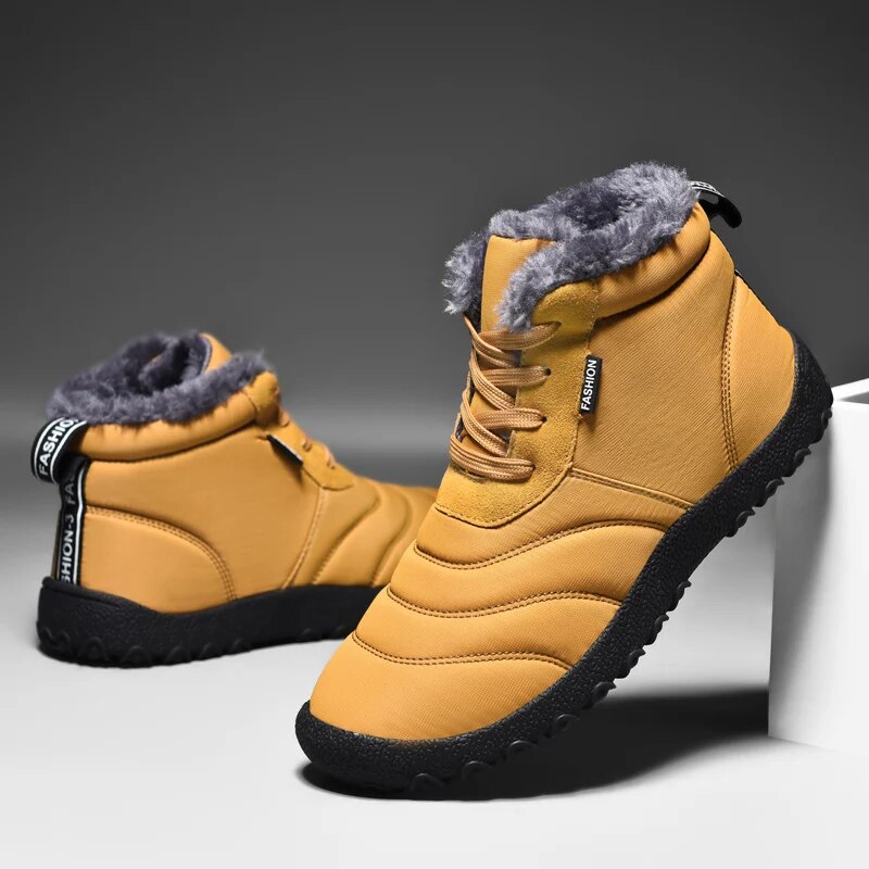 Bottines homme doublées à semelle flexible