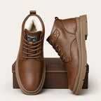 Bottines homme fourrées à lacets