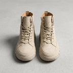 Bottines homme montantes à lacets semelle épaisse