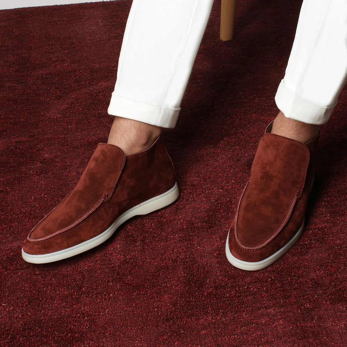 Mocassins homme bord cousu