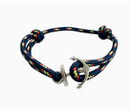 Bracelet corde ancre marine