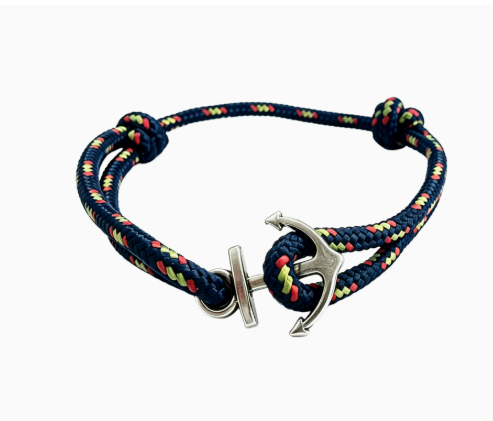 Bracelet corde ancre marine