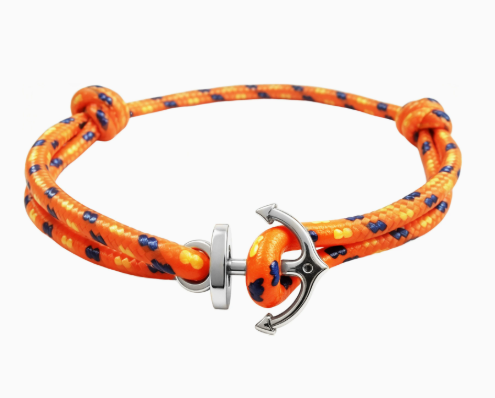 Bracelet corde ancre marine
