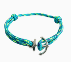 Bracelet corde ancre marine