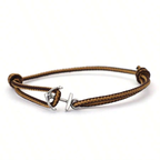 Bracelet homme à ancre ajustable