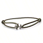 Bracelet homme à ancre ajustable
