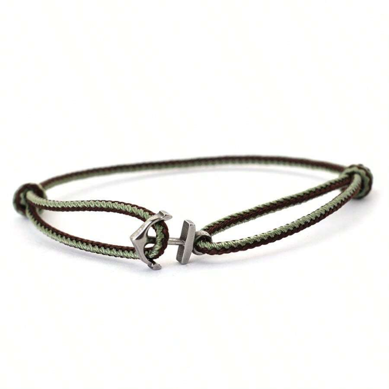 Bracelet homme à ancre ajustable