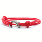 Bracelet homme à ancre marine