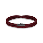 Bracelet homme tressé double tour
