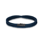 Bracelet homme tressé double tour