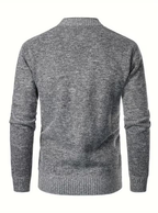 Cardigan à col V boutonné pour homme