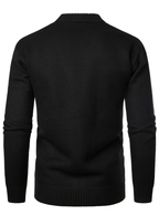 Cardigan à col V boutonné pour homme
