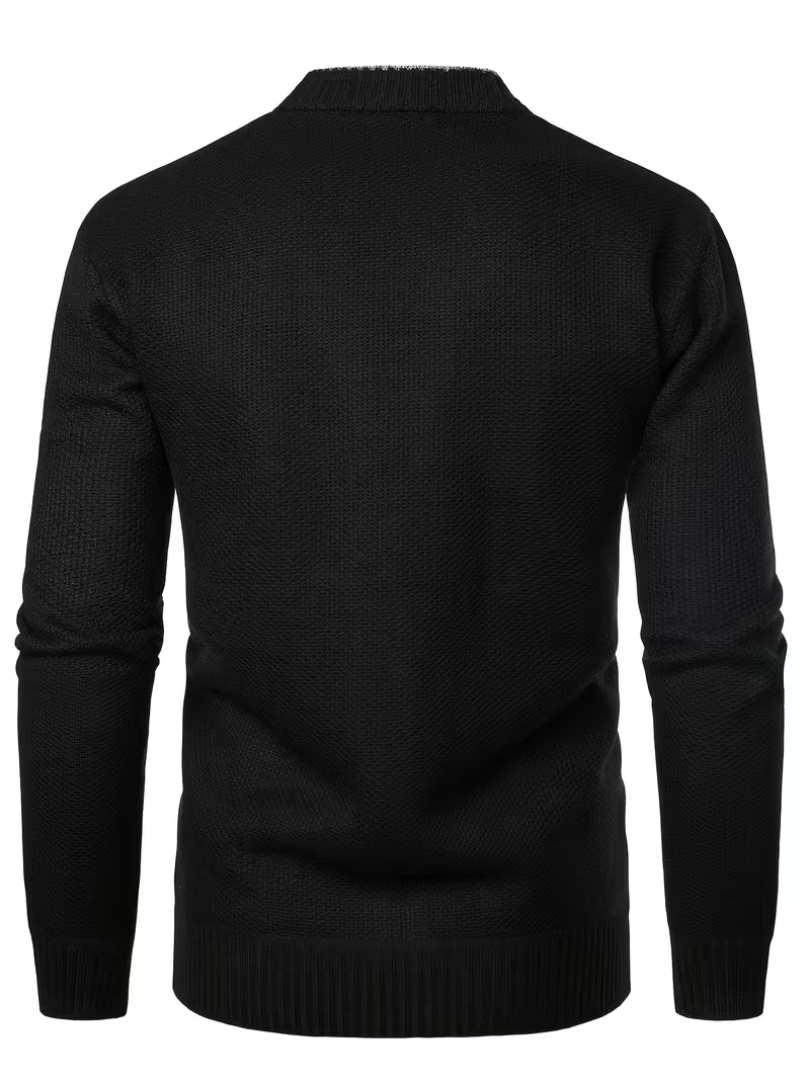 Cardigan à col V boutonné pour homme