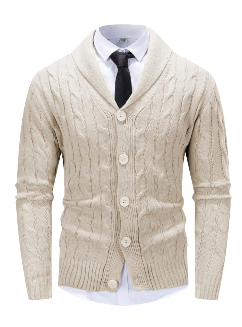 Cardigan Homme à Col Châle