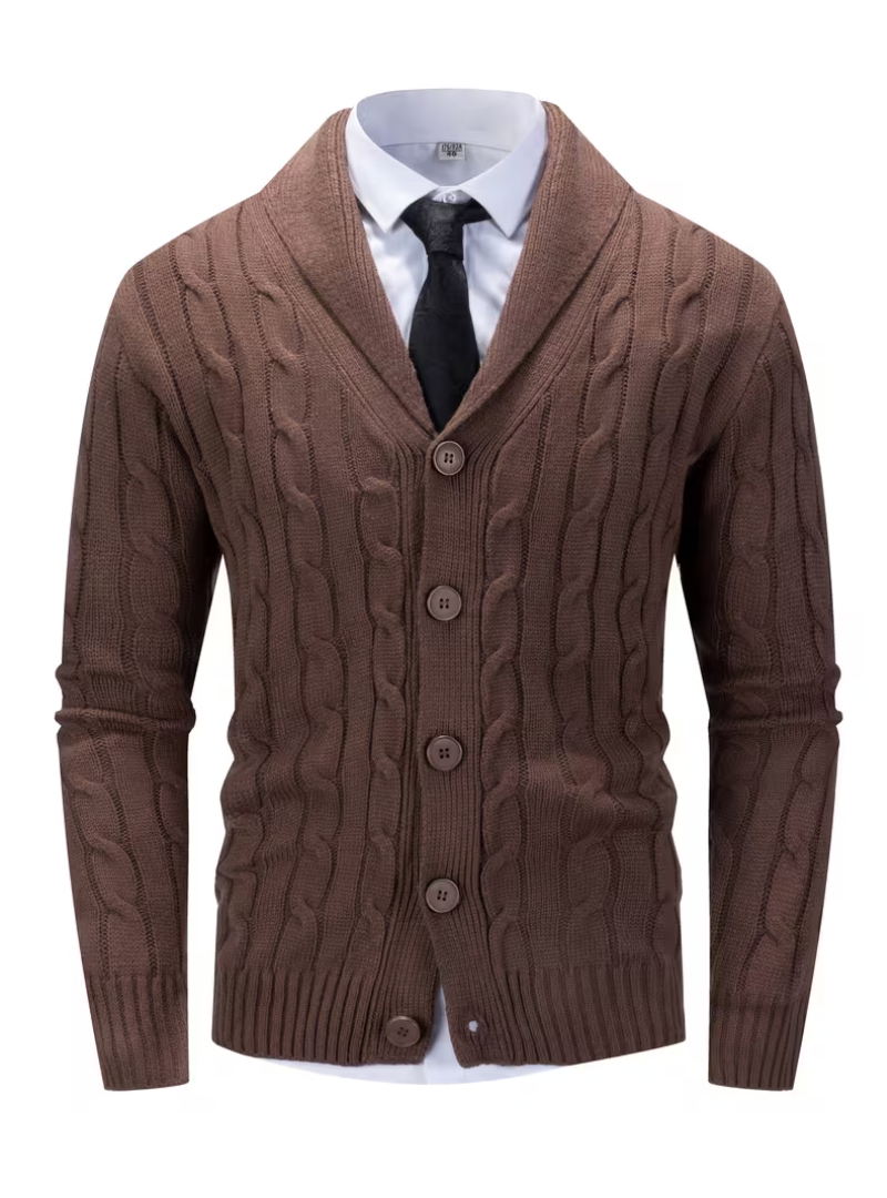 Cardigan Homme à Col Châle